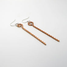 Load image into Gallery viewer, Twisted Stick Dangle Earrings