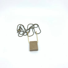 Load image into Gallery viewer, Brass pillar pendant II