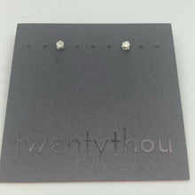 Load image into Gallery viewer, Sterling silver open hex studs